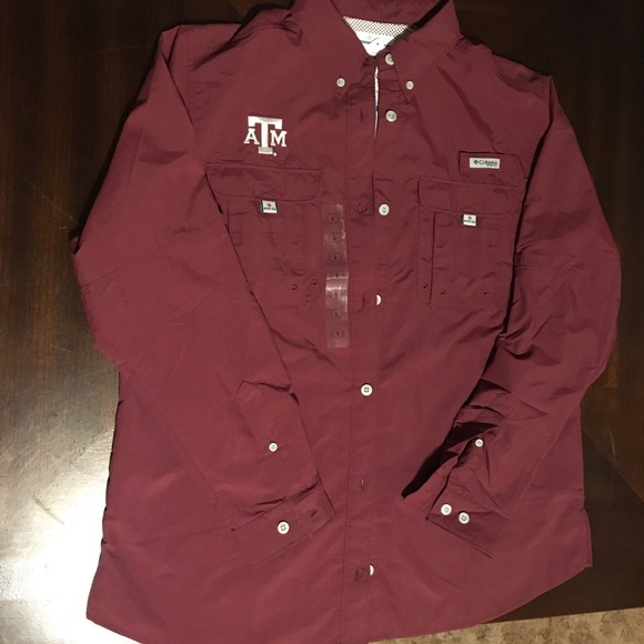 Columbia Tops - Columbia Texas A&M button up shirt